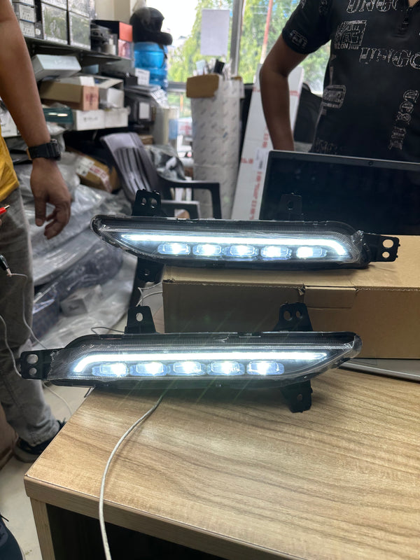 Mahindra Scorpio classic foglamp drl