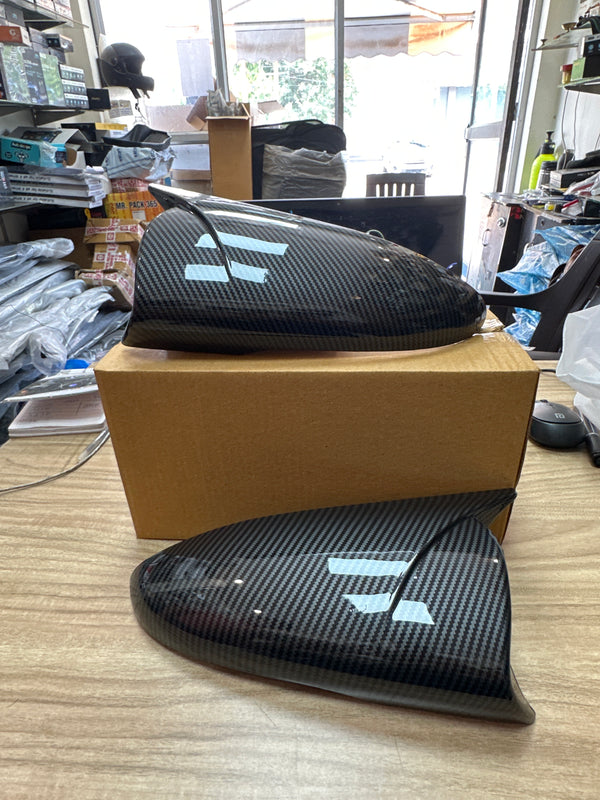 CARBON BATMAN MIRROR COVERS FOR HYUNDAI I20 2020 ONWARDS