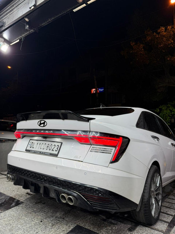 HYUNDAI VERNA 2023 ONWARDS LIP SPOILER DUCKTALE STYLE