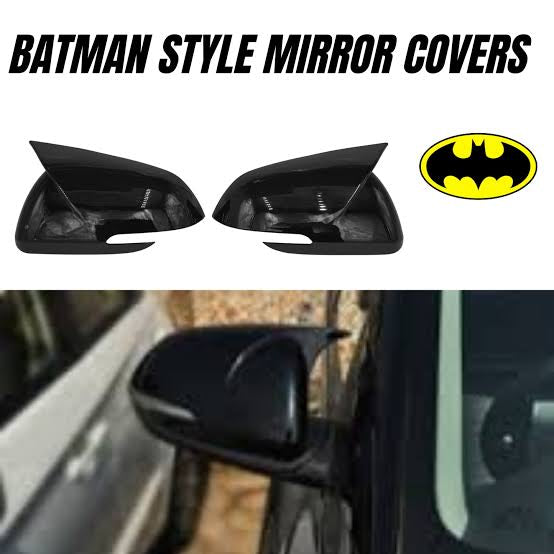 BATMAN MIRROR COVER FOR KIA SONET,CLAVIS,CARENS
