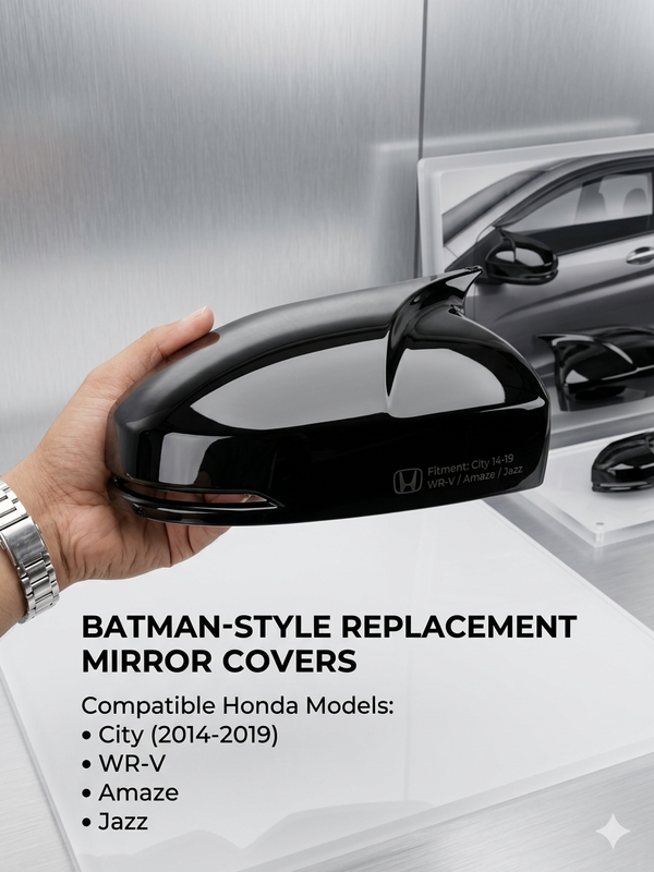 Batman mirror cover for Honda city 2014-2019,jazz,wrv,amaze,brio