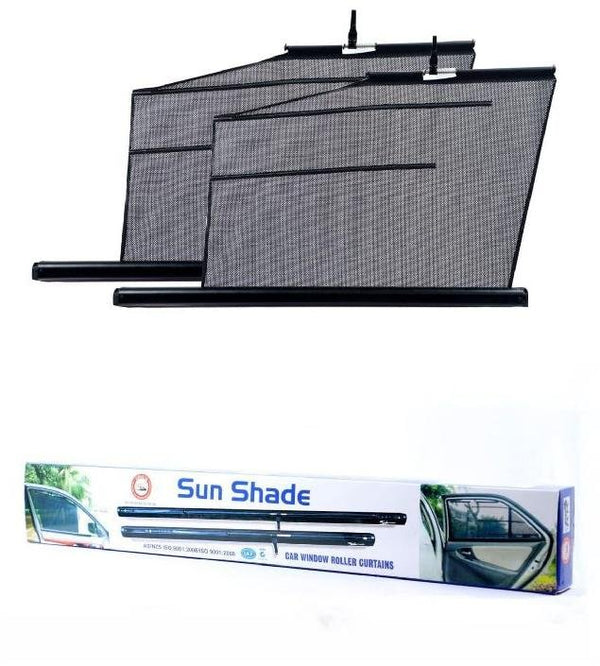 SWASTIK CAR SIDE WINDOW ROLLER SUN SHADES,MESH CURTAIN BLINDS,CUSTOM FITS,FOR HYUNDAI CARS