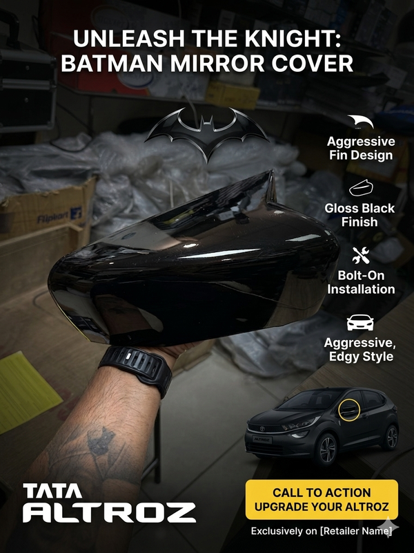 TATA ALTROZ BATMAN MIRROR COVERS